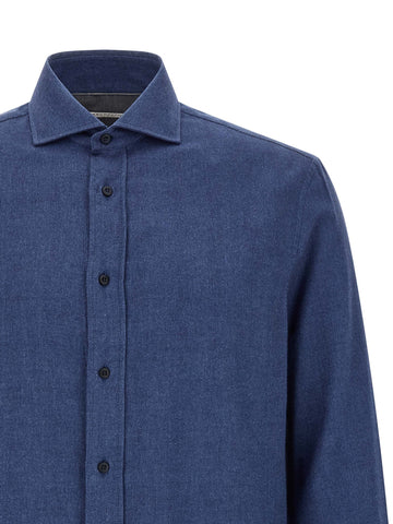 Blue Cotton Blouse