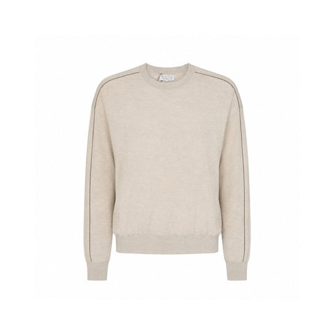Beige Cashmere Sweatshirt