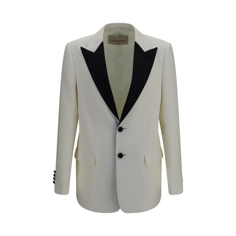White Wool Oves Aries Blazer