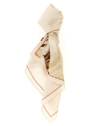 Beige Silk Scarf
