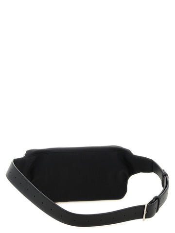 Black Lamb Leather Crossbody Bag