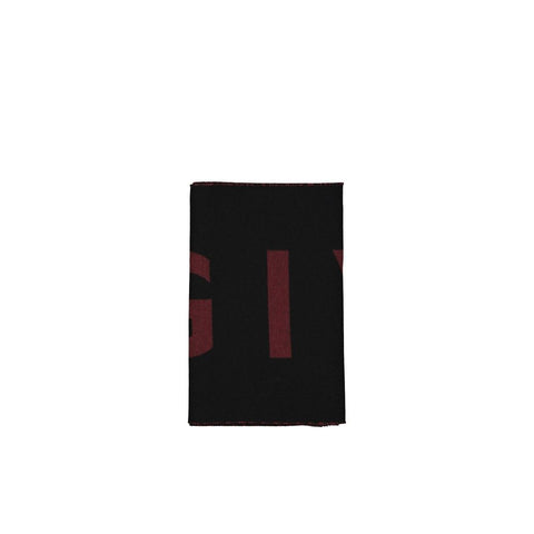 Black Virgin Wool Foulard