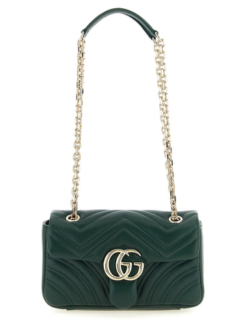 Bicolor Lamb Leather Shoulder Bag