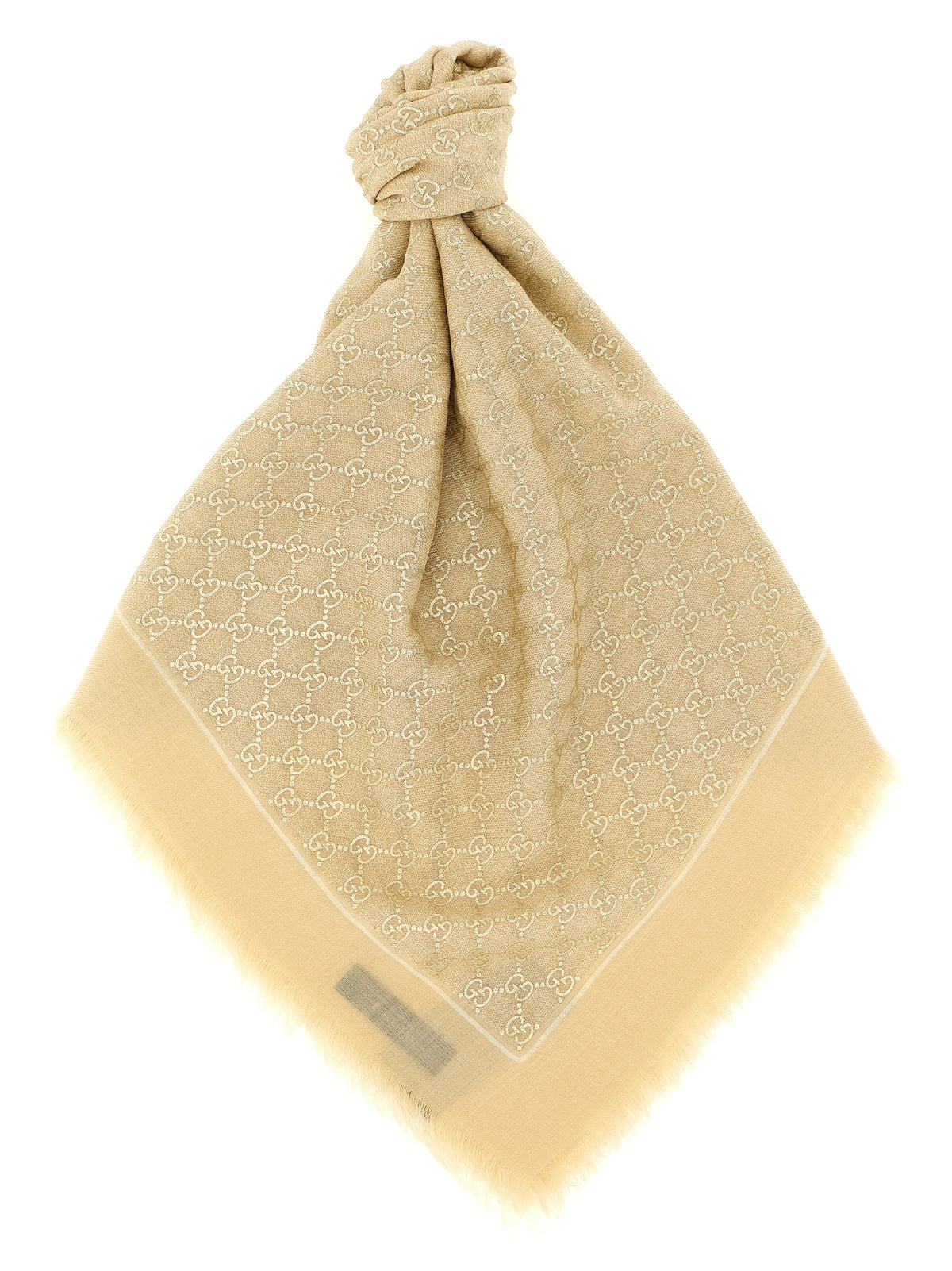 Beige Wool Scarf