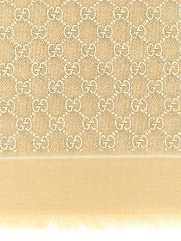Beige Wool Scarf
