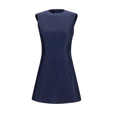 Blue Wool Oves Aries Casual Dress