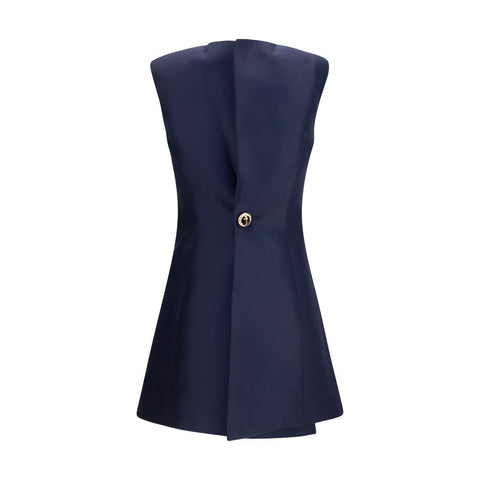 Blue Wool Oves Aries Casual Dress