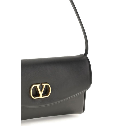 Black Calf Leather Bos Taurus Shoulder Bag