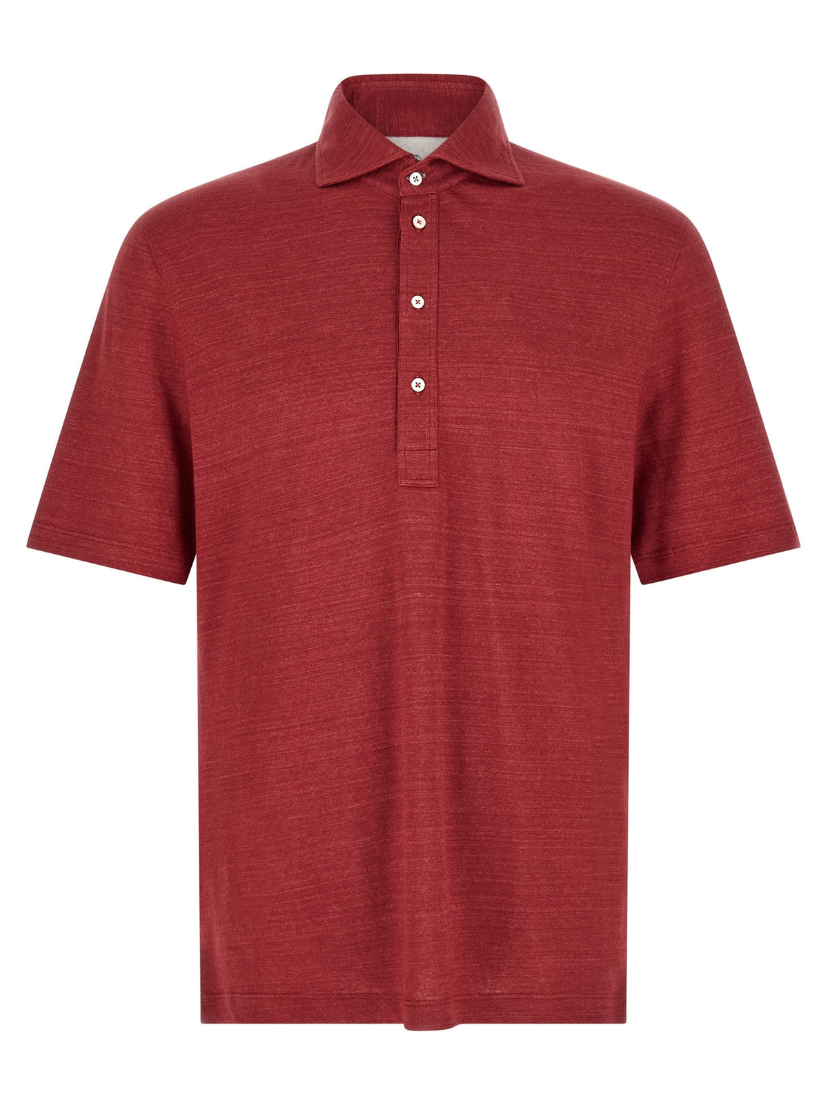Multicolor Linen Polo Shirt