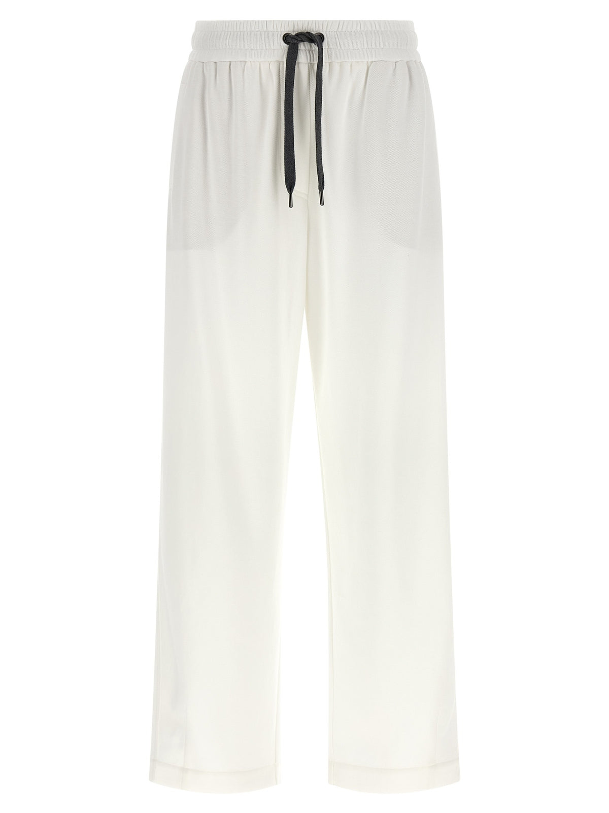 White Cotton Joggers (Workout Pants)