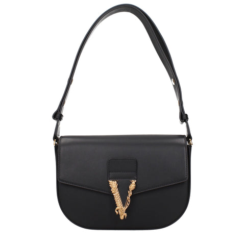 Black Leather Crossbody Bag