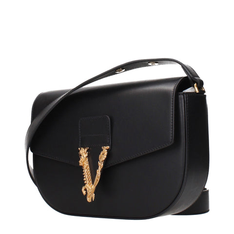 Black Leather Crossbody Bag