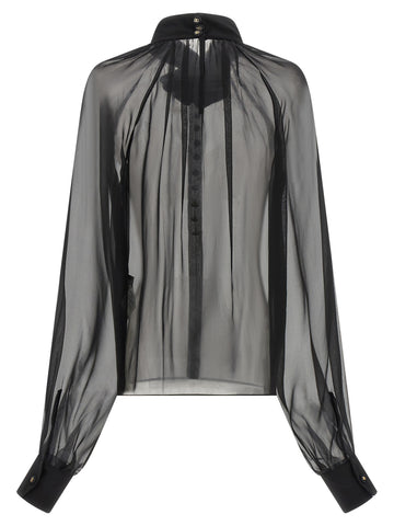 Black Silk Blouse
