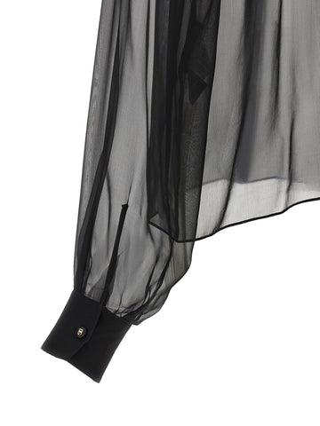 Black Silk Blouse