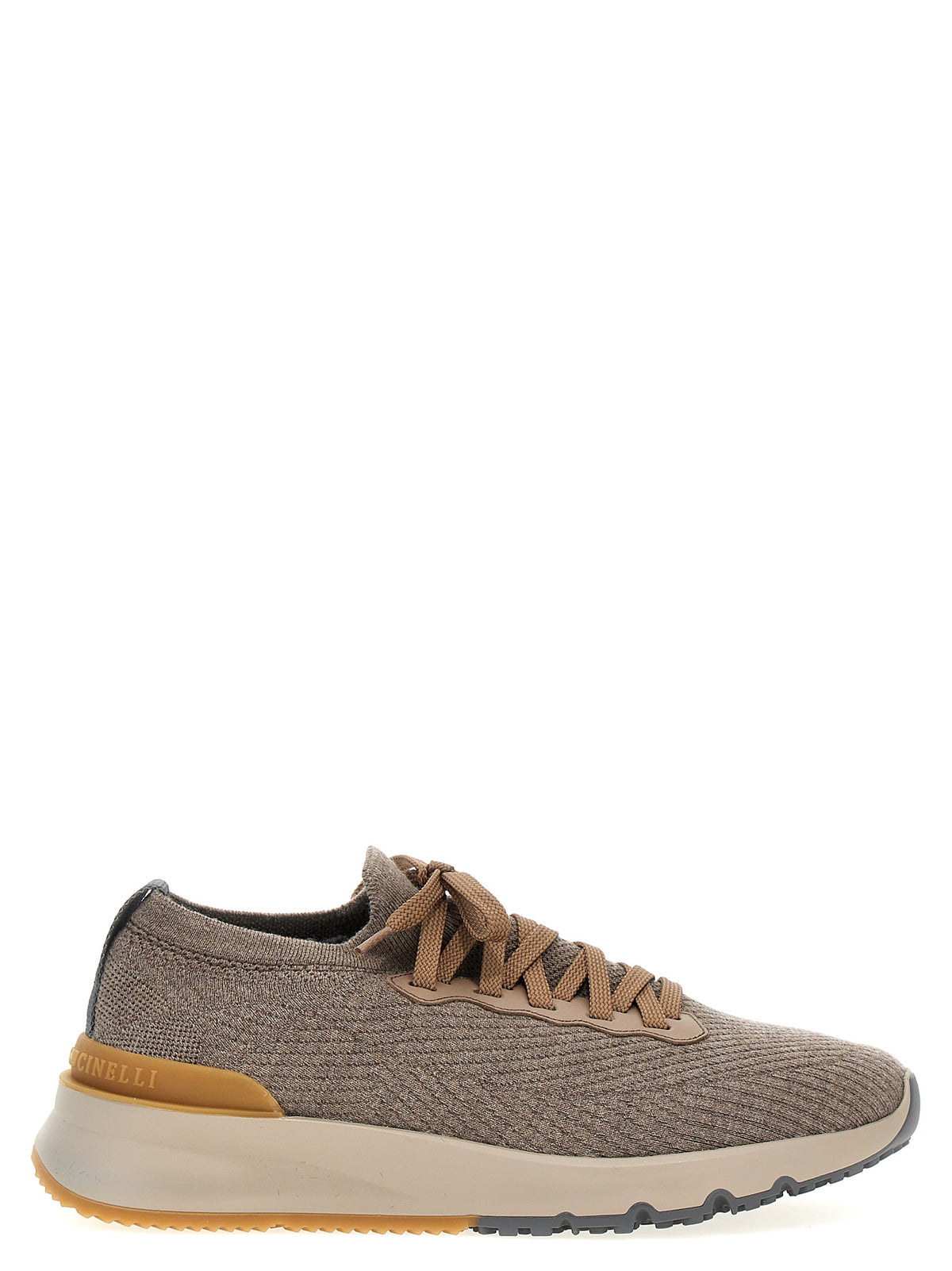 Gray Wool Low Top Sneakers