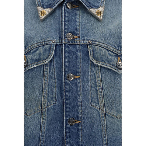 Blue Cotton Denim Jacket