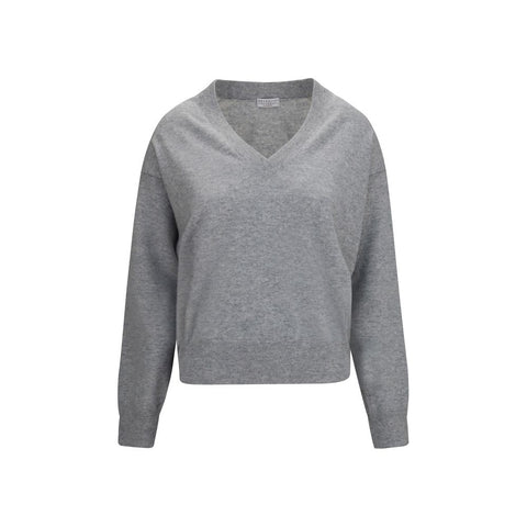 Gray Cashmere Sweater