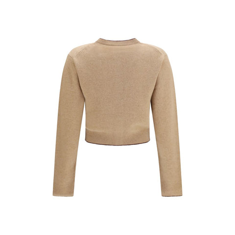 Beige Wool Oves Aries Cardigan