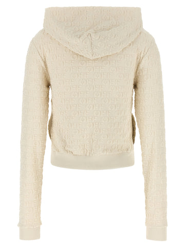 Beige Cotton Sweatshirt