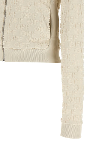Beige Cotton Sweatshirt