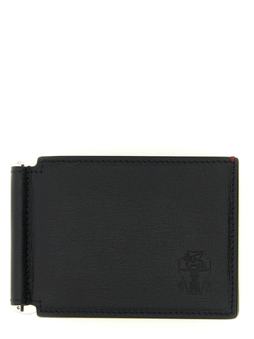 Black Goatskin Money Clip