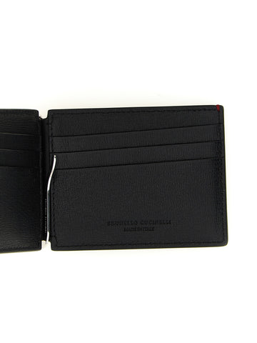 Black Goatskin Money Clip