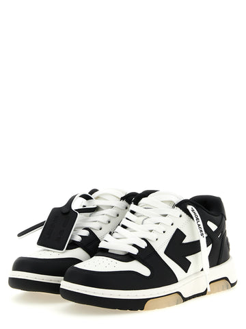 Bicolor Calfskin Low Top Sneakers