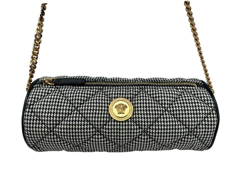 Versace Medusa Quilted Evening Sling Crossbody Bag