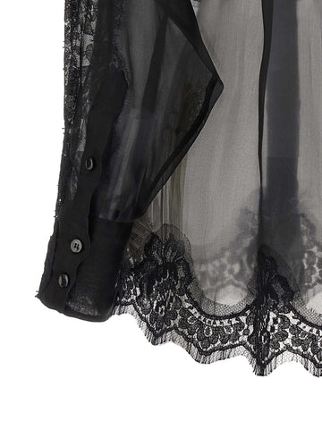 Black Silk Blouse