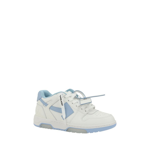 White Calf Leather Bos Taurus Athletic Sneakers