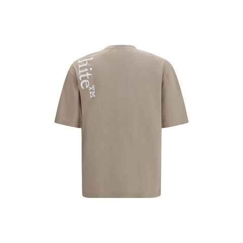 Beige Cotton T-Shirt