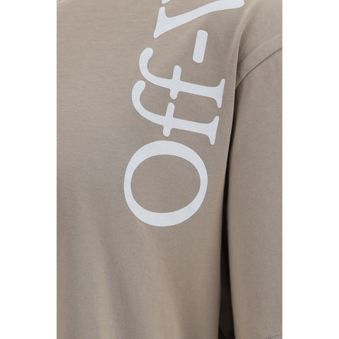 Beige Cotton T-Shirt