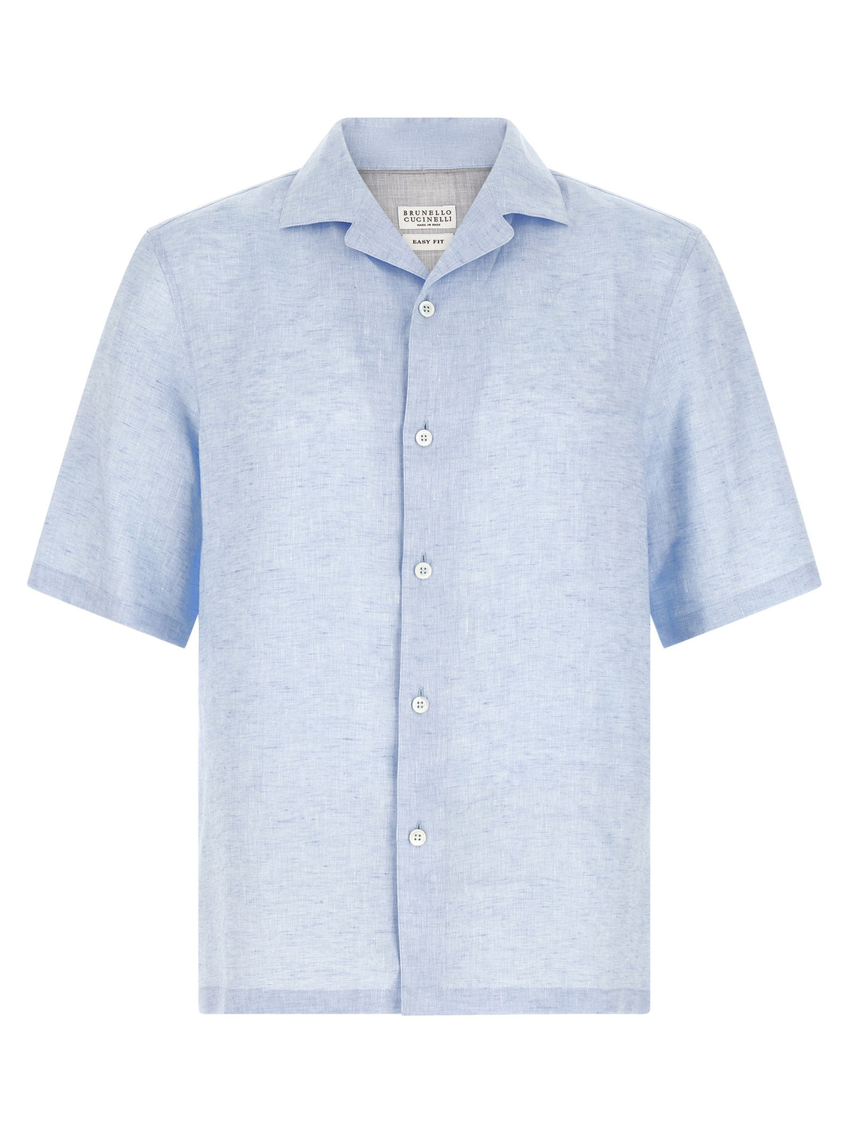 Blue Linen Blouse