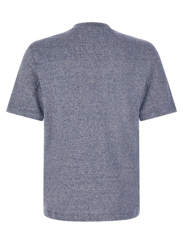 Blue Linen T-Shirt