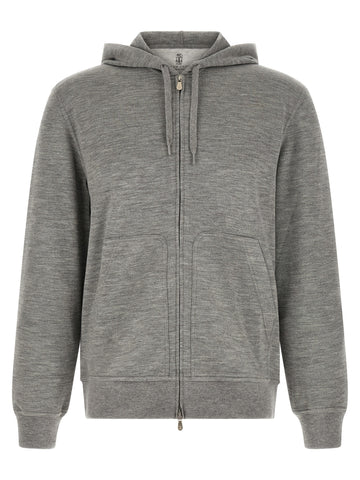 Gray Cashmere Sweatshirt