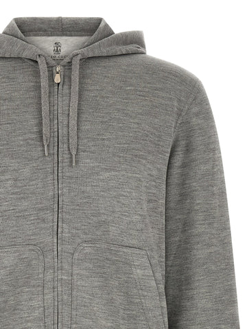 Gray Cashmere Sweatshirt