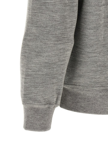 Gray Cashmere Sweatshirt
