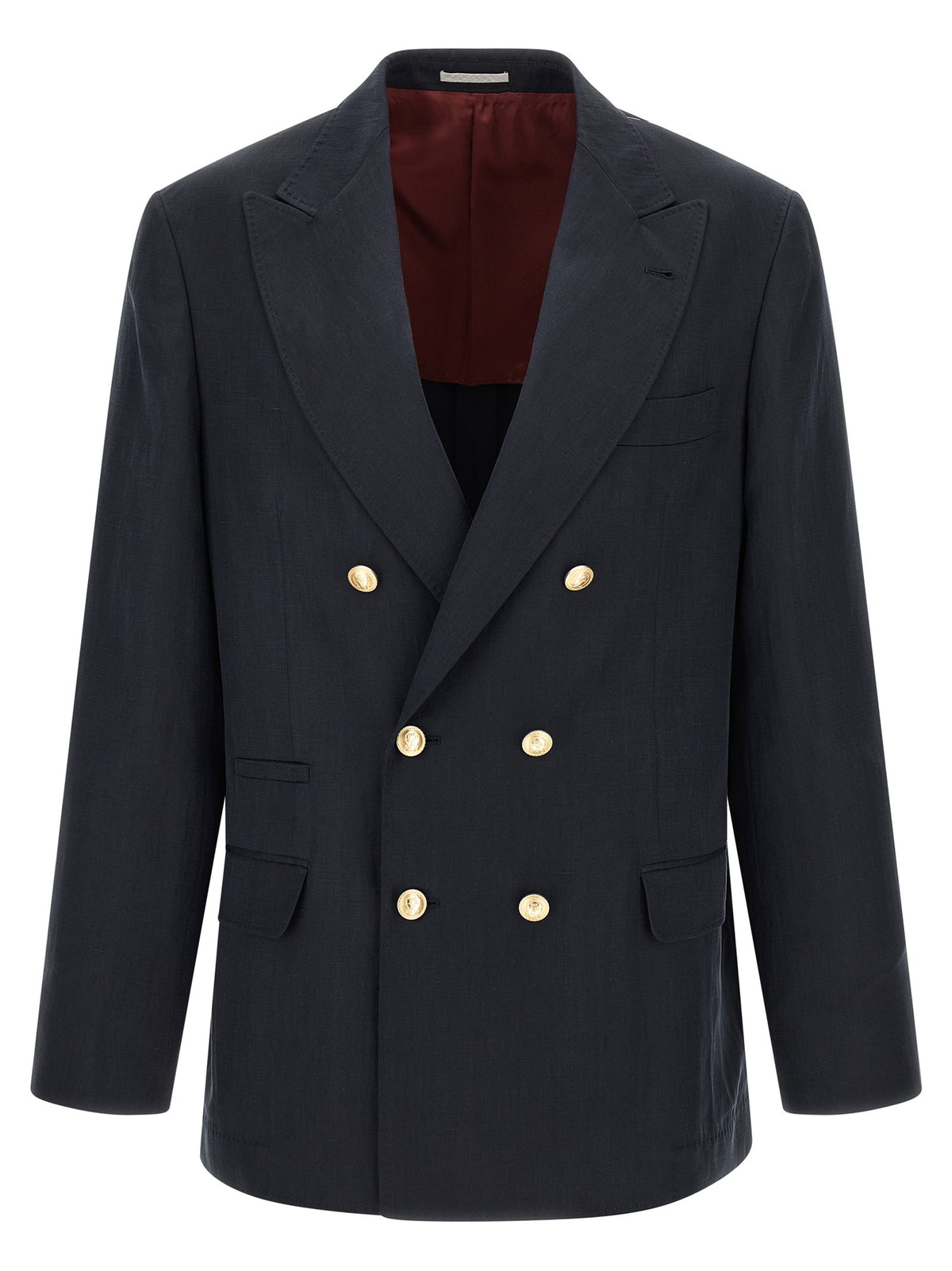 Blue Silk Blazer