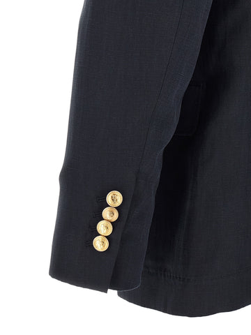 Blue Silk Blazer