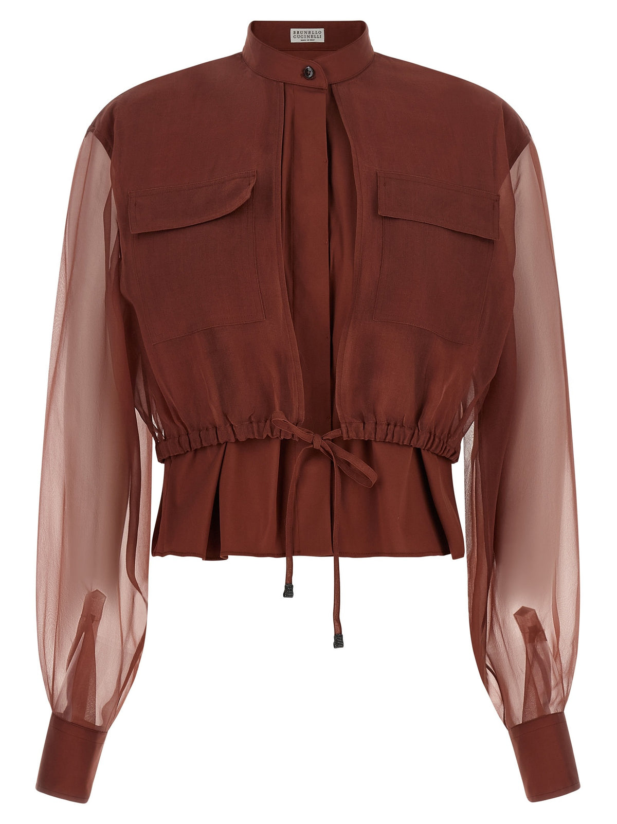 Brown Cotton Blouse