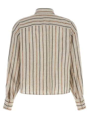 Beige Linen Blouse