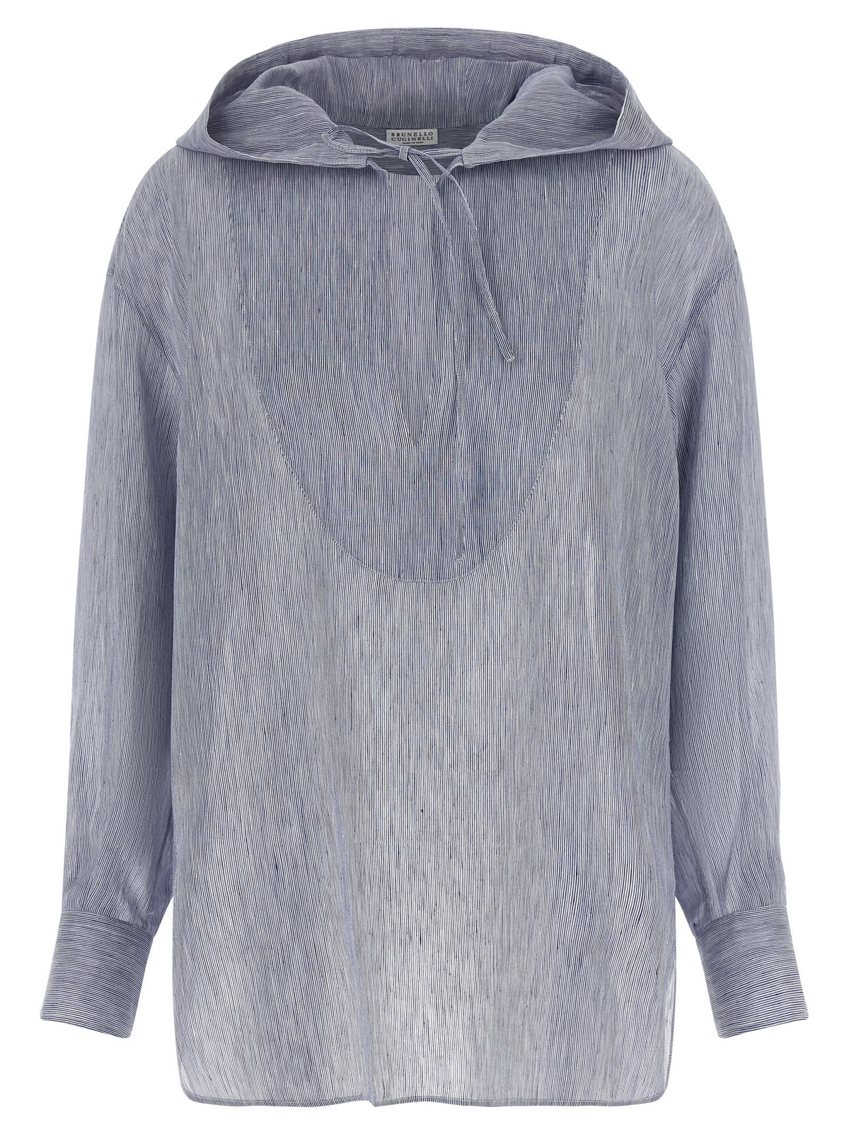 Blue Linen Blouse