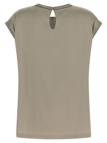 Bicolor Silk Blouse