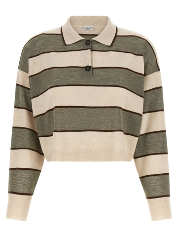 Multicolor Virgin Wool Polo Shirt