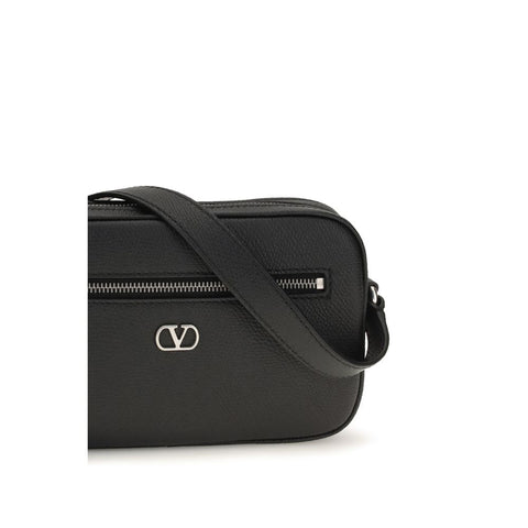 Black Calf Leather Bos Taurus Shoulder Bag