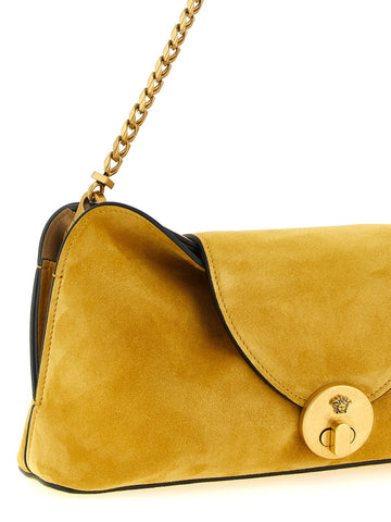 Bicolor Calfskin Clutch Bag