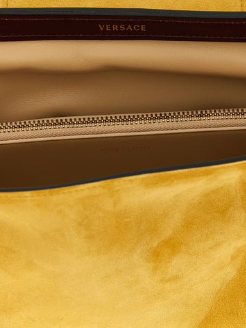 Bicolor Calfskin Clutch Bag