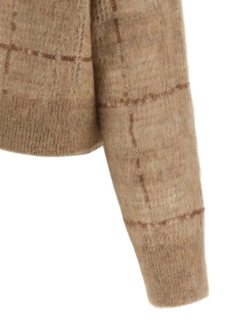 Beige Wool Cardigan