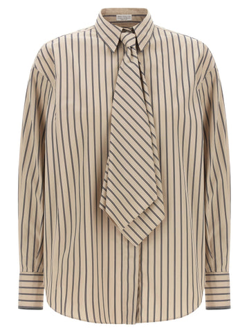 Beige Cotton Blouse