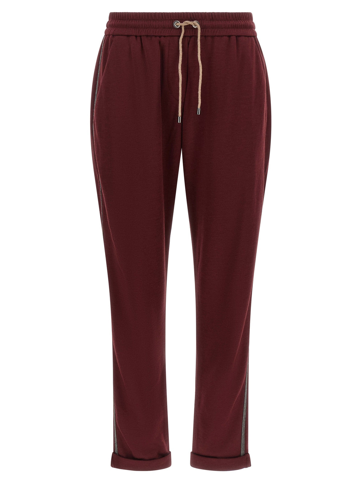 Bordeaux Cotton Joggers (Workout Pants)